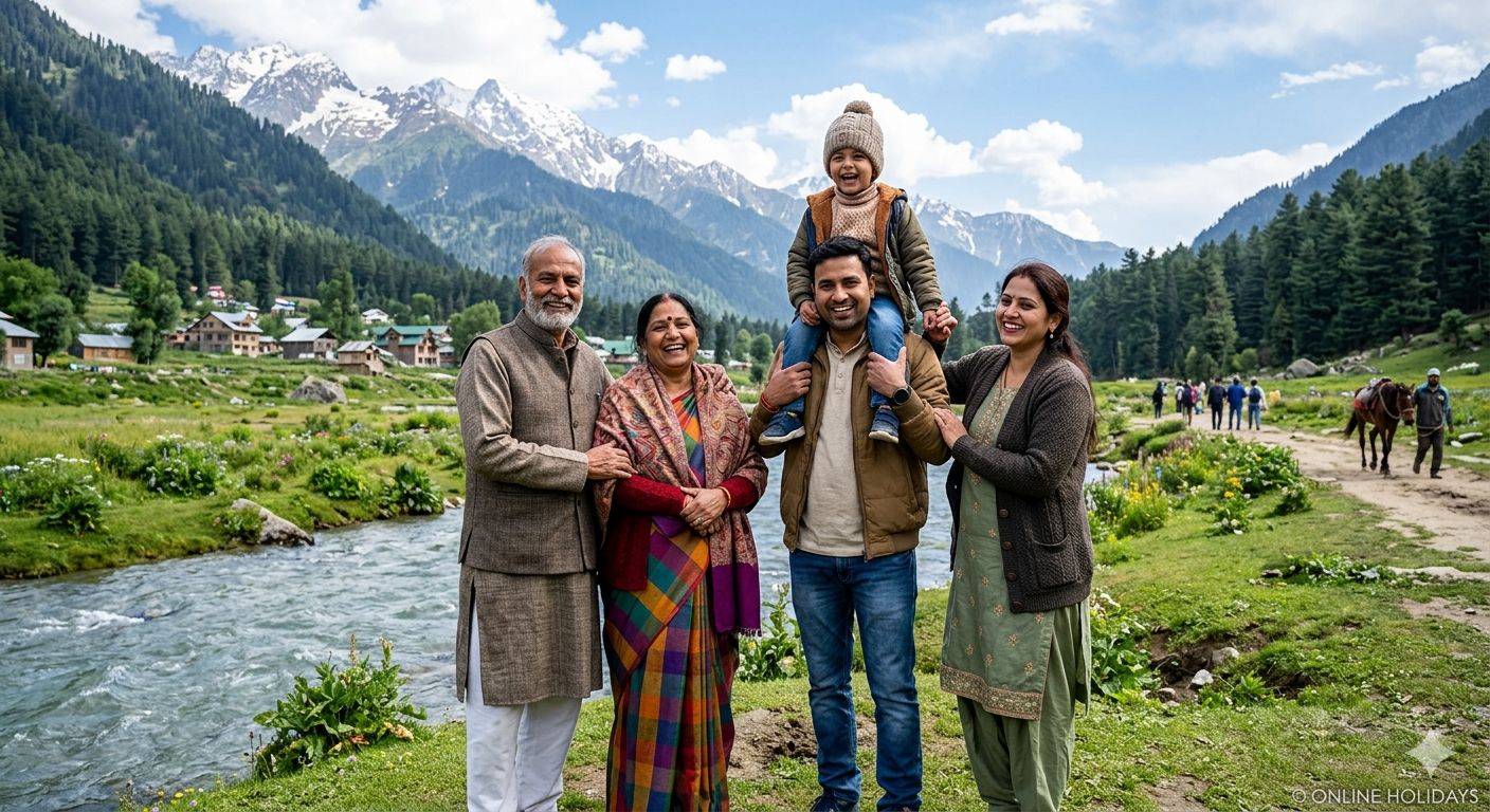 Complete Kashmir Family Tour 7 Days Itinerary | Srinagar Gulmarg Sonmarg Pahalgam